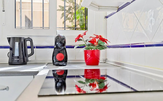 Apartamento con patio a 1 minuto de la playa