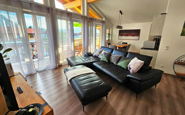 Apartment with sauna and panoramic view in Inzell