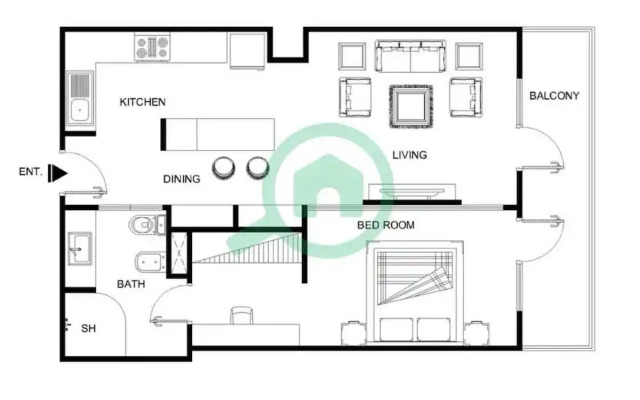 Relaxing and Cozy 1BR Apartment in Business Bay