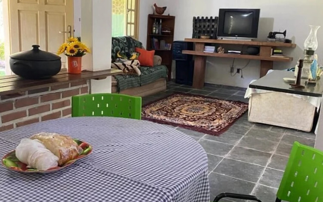 Sítio Grande Mãe com cachoeira e piscina