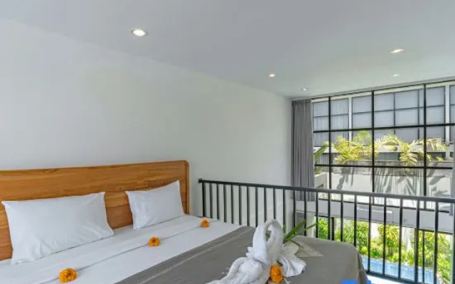 Wolu 1BR Loft Canggu Private Pool Parking Area, Fast Wifi — 4-star hotel in Canggu