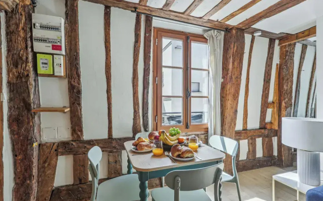Stylish 1BR - Walkable to Opera & Louvre