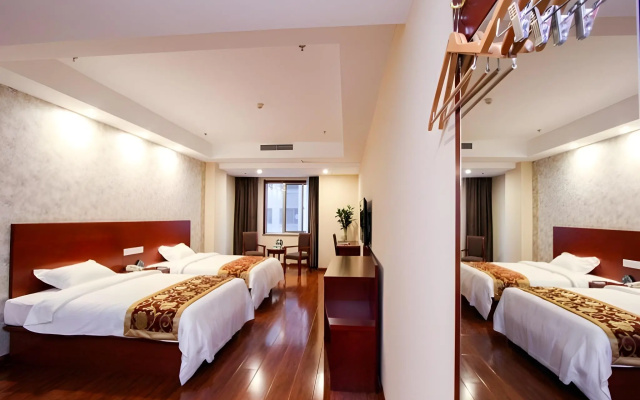 GreenTree Inn ShanDong Zaozhuang Tengzhou Xueyuan East Road Guiheyuan Business Hotel – Guest Rooms – Zaozhuang