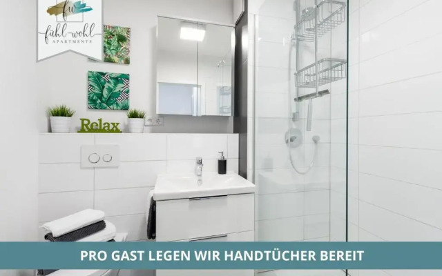 Apartment am Hofgarten - 2 Zi Küche, Duschbad, Balkon und Parkplatz