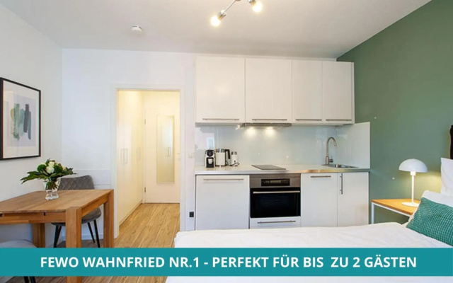 Wahnfried Nr1 - City Apartment mit Küche, Duschbad und Balkon - zentral aber ruhig