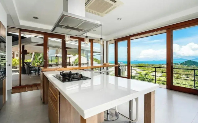 5 Bed Sea View Villa In Bophut - Kbr25