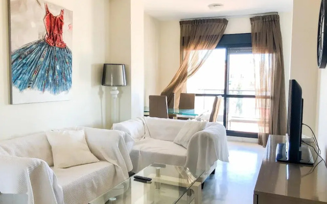 apartment with garden and sea  view