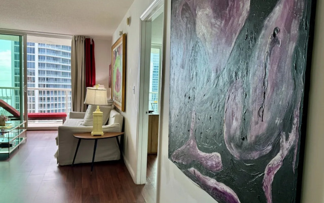 Miami Brickell unit Balcony Pool 1 pkg