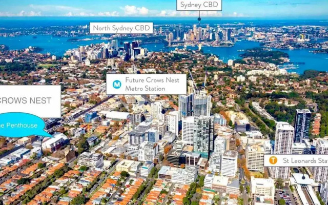 Crows Nest - Executive Penthouse - 3 Bedroom- 5km to City