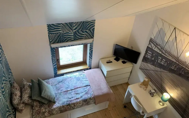 Bedroom and Small Private Bathroom