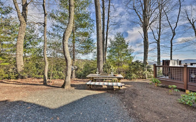 Cabin Near Boone w/ Hot Tub & Mountain Views