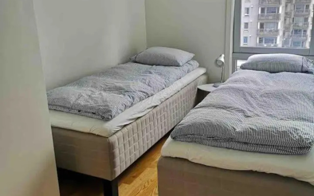 City Center Oslo Black And White Apartment