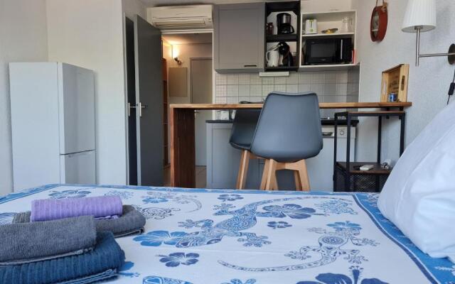 Studio 43 climatisé terrasse vue mer