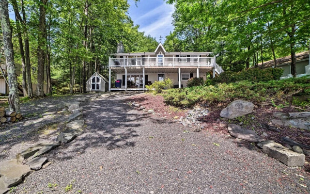 Waterfront Pocono Lake Home w/ Private Dock!