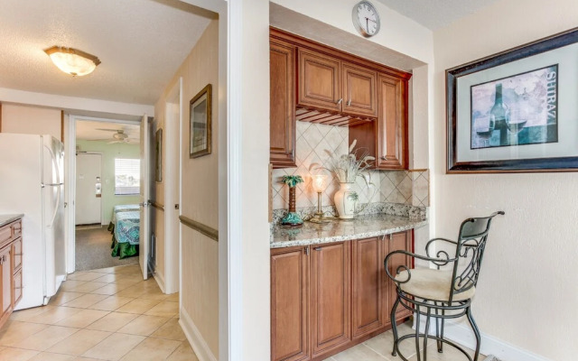 Beach-front Condo with Private Balcony