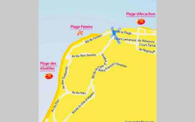 Bel appartement bord de mer 4 pers Arcachon centre