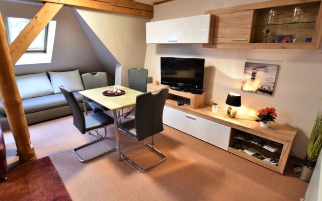 Ferienwohnung in Grundshagen mit Garten