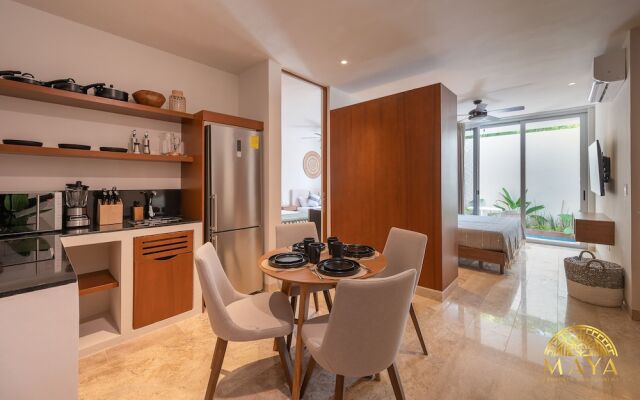 NHOA 112A Lux 2BR Condo Plunge Pool in Aldea Zama