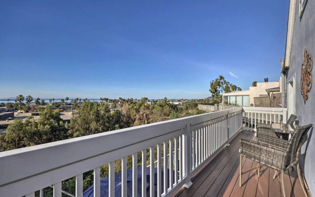 Walk to Ventura Beach: Comfy Home w/ Ocean Views