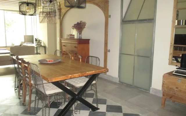 Apartamento Bizcocheros con piscina y jardin