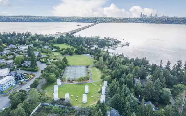 Private park in a cozy home next to I-90 huge yard