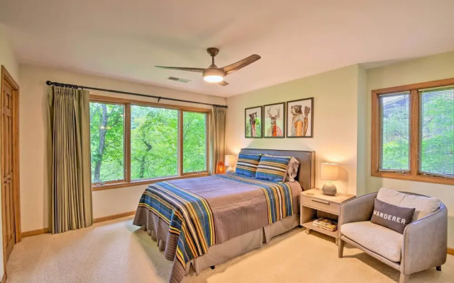 Quiet Riverfront Escape With Deck & Fly Fishing!