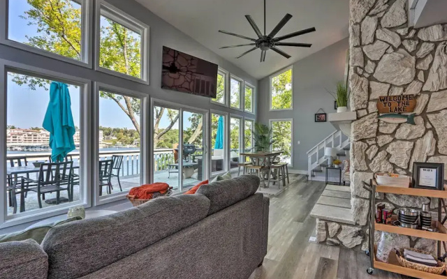 Boat Dock, Furnished Deck! Lakefront Ozarks Home