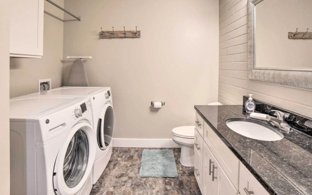 Luxe Manistee Condo w/ Balcony & River Views!