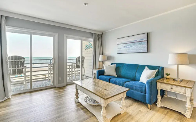 Oceanfront South Carolina Retreat - Pool & Balcony