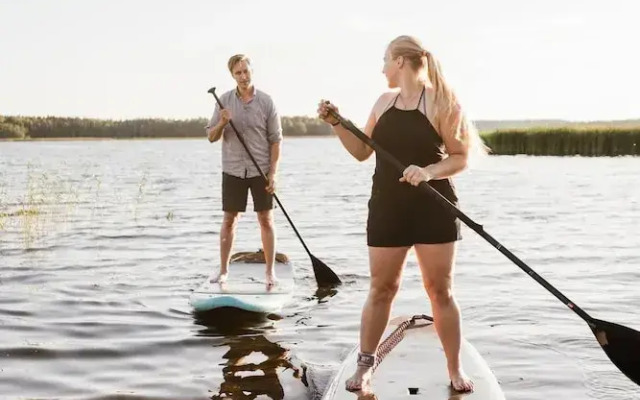 Vaalimaa Camping - On the beach