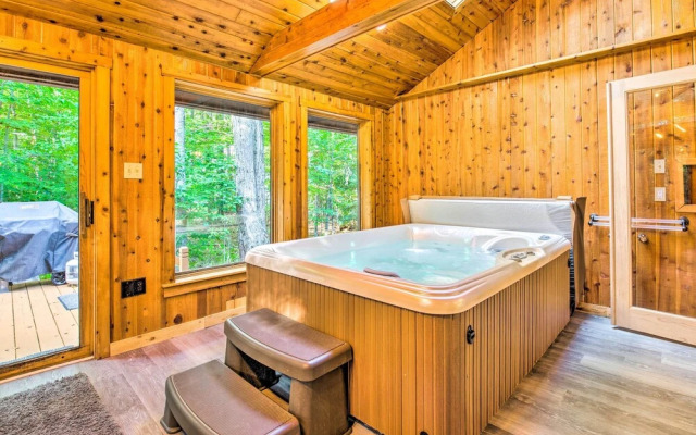Pet-friendly Pocono Pines Rental w/ Hot Tub!
