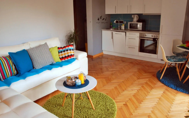 Cozy chic apartment with mini garden