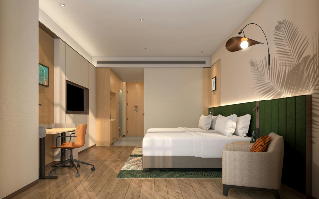 Hilton Garden Inn Shanghai Wujiaochang – Guest Rooms – Shanghai