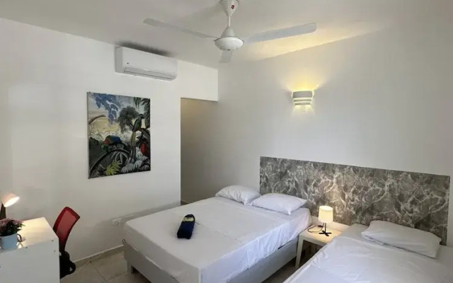 Secure 3-pers Apartment Close to the Beach