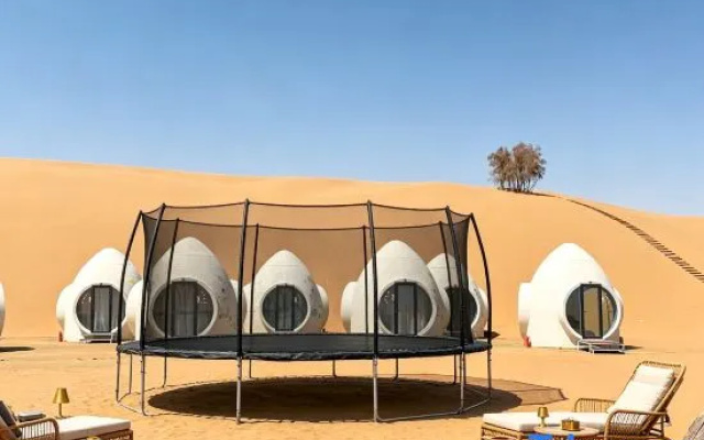 Zhongwei Brilliant Galaxy Starry Dune Desert Stargazing Study Vacation Apartment – Outside – Zhongwei