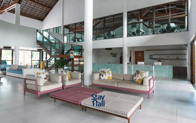 Flat Luxo-Beach Class-Piscina-Beira-Mar- SH042