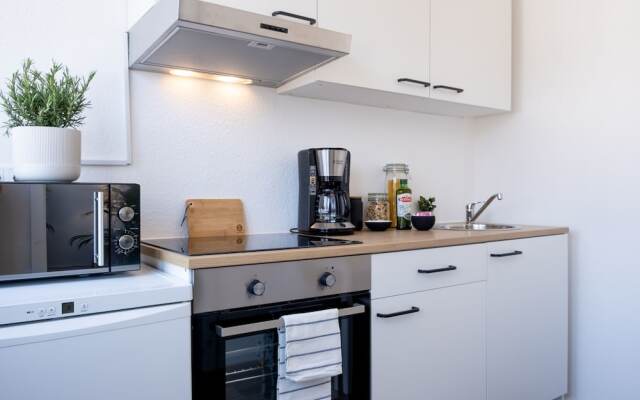 Helles Design-Appartement an der Messe