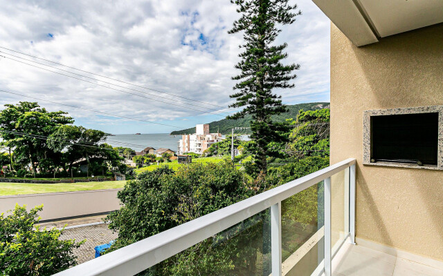 Apto com suíte e sacada vista mar Ingleses LEN203