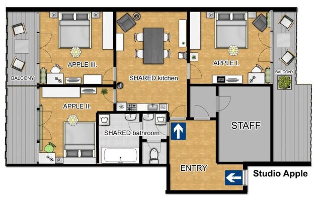 New Town - Apple Apartments