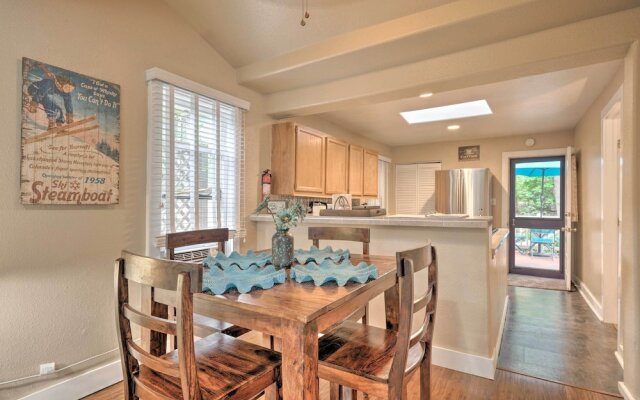 Creekside Home w/ Patio, Walk to Manitou Incline!