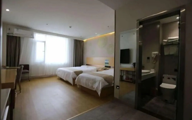 GreenTree Zhixuan Hotel (Dezhou Bus Train Station Black Horse Antiques Debai Plaza) – Guest Rooms – Dezhou
