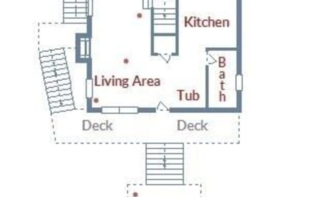 The Honeymooner 1 Bedroom Cabin