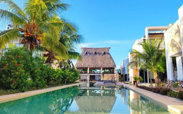 Chic Mexican Style Villa Kookay, Beach Club & Pool