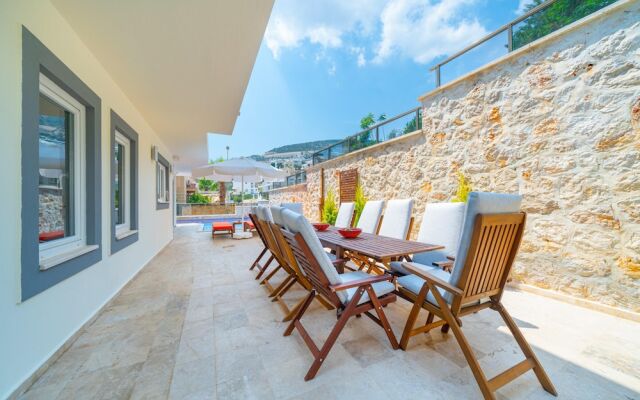 Villa With 5 Bedrooms In Kalkan With Wonderful Sea View Private Pool Terrace