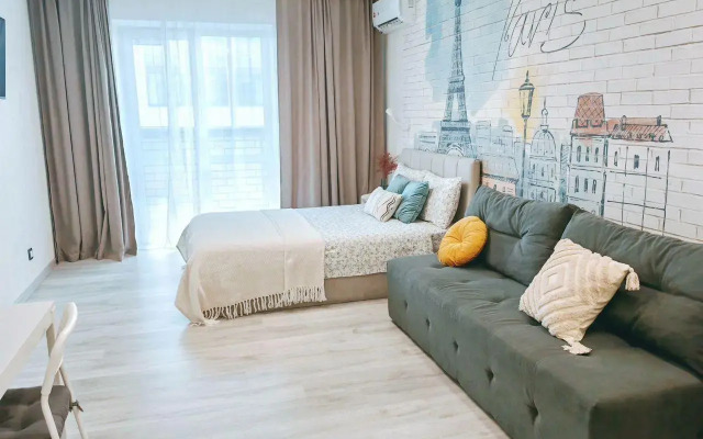 Studio apartments on Dmitry Mendeleev street 2k1