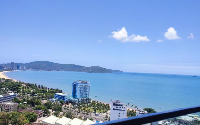 Căn hộ du lịch FLC sea tower 2 giường đôi có bồn tắm ban công view biển.Đầy đủ tiện nghi – Outside – Quy Nhon