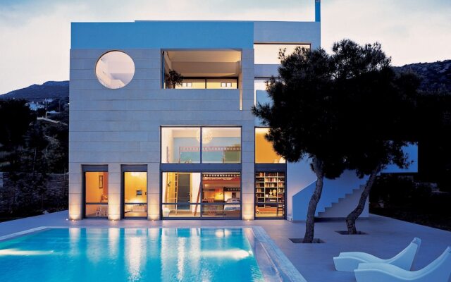 Minimal Blue Villa