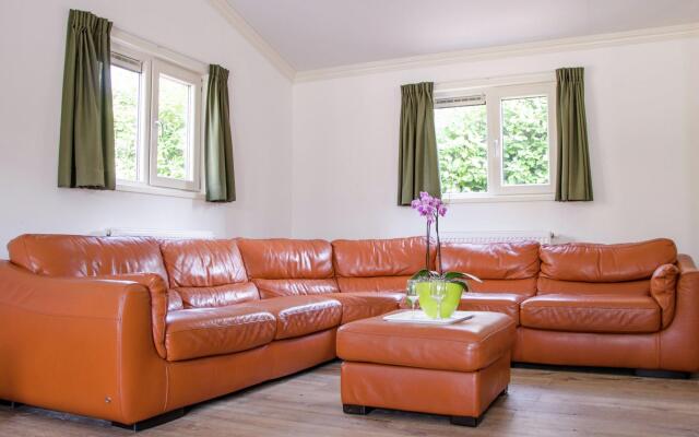 Nice house with a garden, surrounded by forest