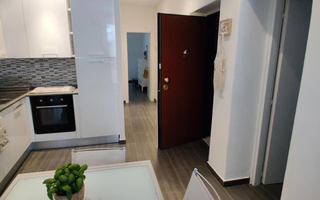 Vista sul carruggio, centro storico di Chiavari