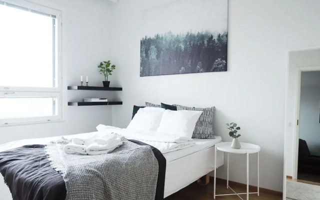 2ndhomes ESPA Apartment with Sauna and Balcony